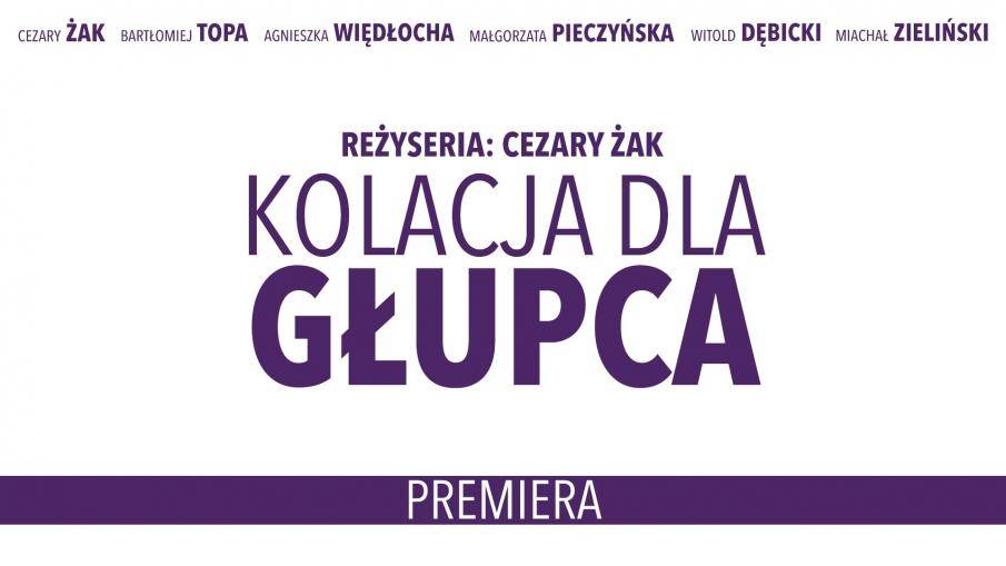 Spektakl "Kolacja dla głupca" w Bałtyckim Teatrze Dramatycznym w Koszalinie