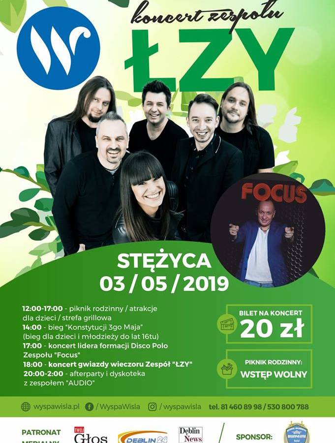Koncert zespołu Łzy w Wyspa Wisła w Stężycy