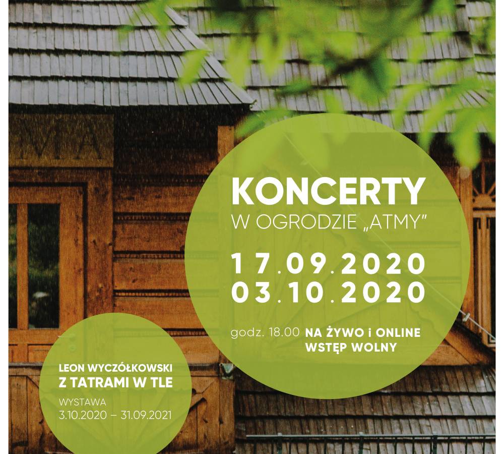 Koncert „Karol z Atmy. Muzyka jednoczy” w willi Atma w Zakopanem
