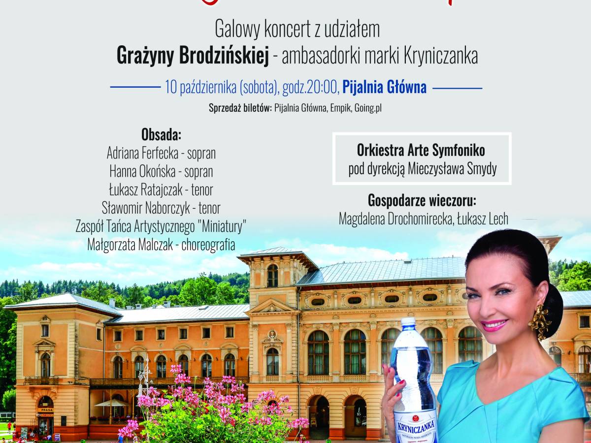 Koncert "Vivat Krynica Vivat Kiepura" w Pijalni Głównej w Krynicy-Zdroju