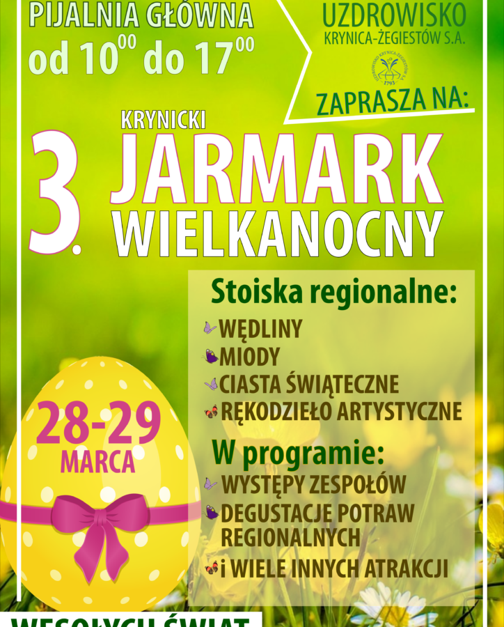 3. Krynicki Jarmark Wielkanocny w Pijalni Głównej w Krynicy-Zdroju