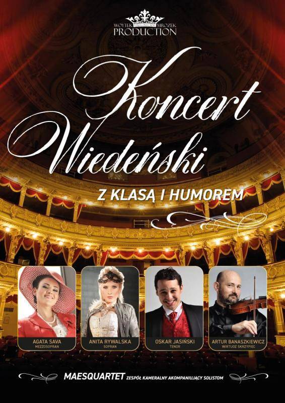 Koncert Wiedeński z Klasą i Humorem w Teatrze Małym w Tychach