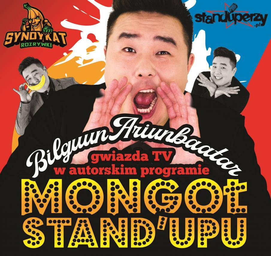 Bilguun Ariunbaatar stand-up w Bowling Club Japa w Przemyślu