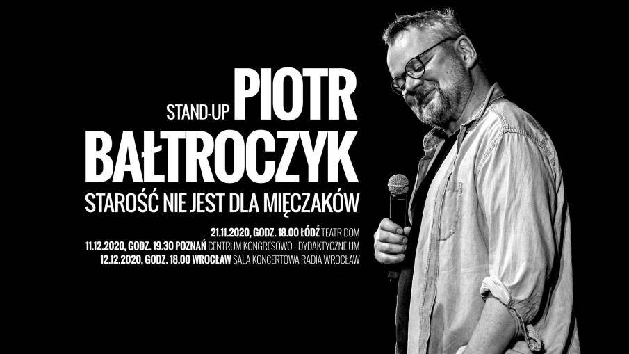 Stand-up Piotra Bałtroczyka w Teatrze DOM w Radomiu
