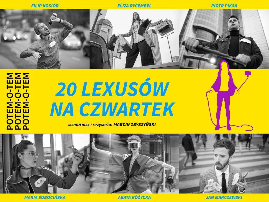 Spektakl „20 lexusów na czwartek” w teatrze Garnizon Sztuki w Warszawie