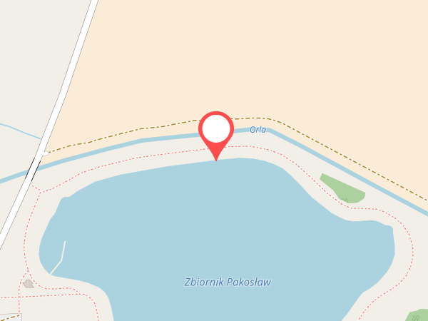 Plaża nad Zalewem w Pakosławiu