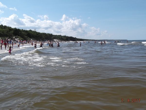 Plaża zachodnia w Kołobrzegu