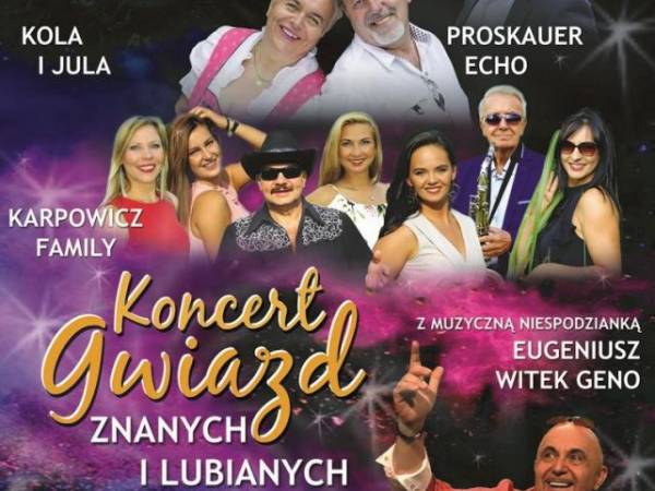 Koncert Gwiazd znanych i lubianych z Telewizji w Miejskim Centrum Kultury w Żywcu