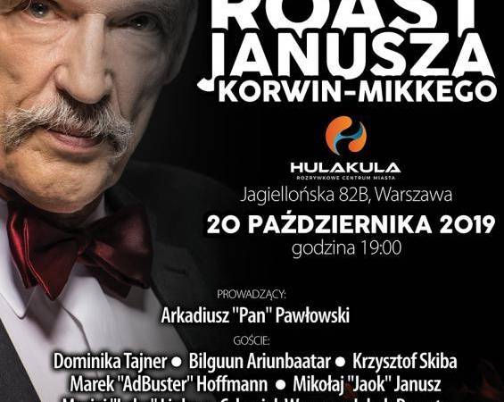 Roast Janusza Korwin-Mikkego w Hulakula w Warszawie