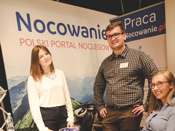 Nocowanie.pl na Targach Pracy w Lubelskim Centrum Konferencyjnym w Lublinie
