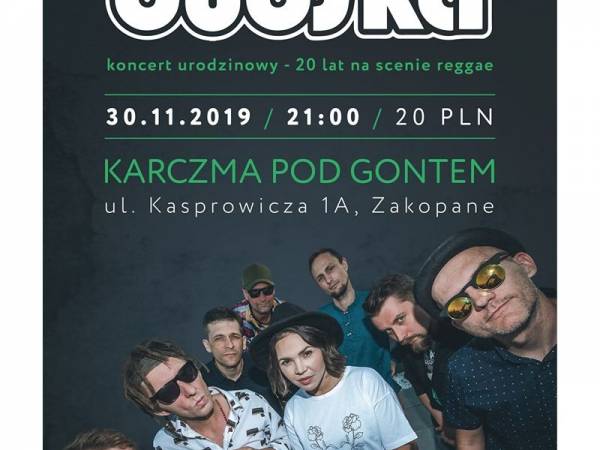 Reagge Andrzejki z zespołem Dubska w Zakopanem