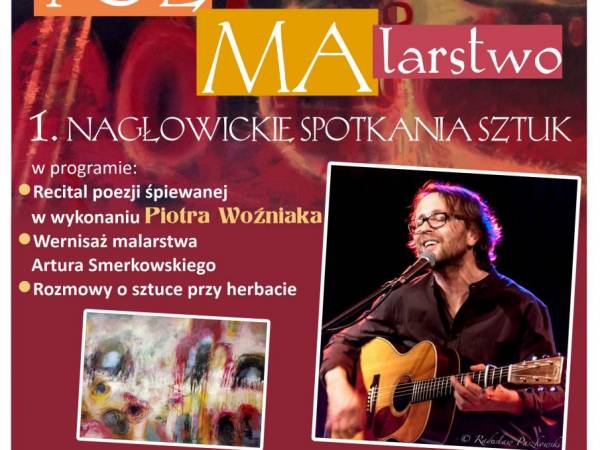 Koncert Piotra Woźniaka w Gminnym Ośrodku Kultury w Nagłowicach