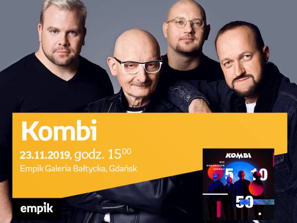 Spotkanie z zespołem Kombi w Empik Galeria Bałtycka w Gdańsku