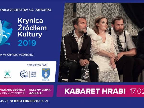 Kabaret Hrabi w Pijalni Głównej w Krynicy-Zdroju