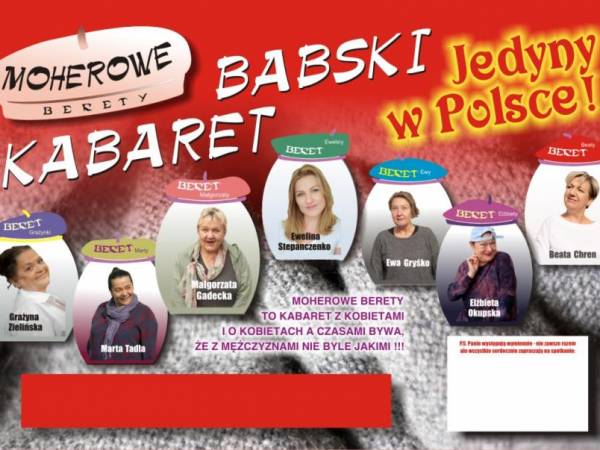 Kabaret Moherowe Berety w Teatrze Letnim w Ciechocinku!