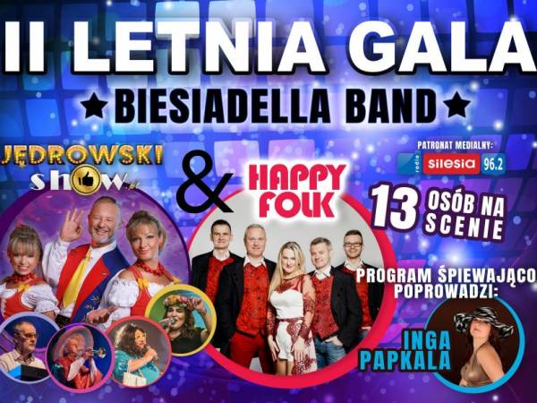 II Letnia Gala Biesiadella Band w Amfiteatrze w Ustroniu