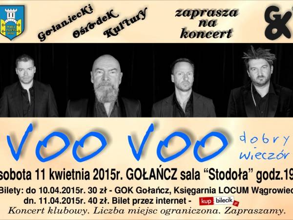 Koncert Voo Voo w Regionalnym Centrum Kultury w Kołobrzegu