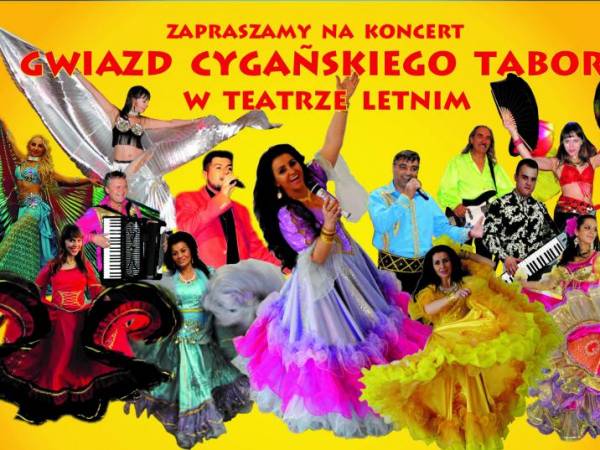 Koncert Gwiazd Cygańskiego Taboru w Teatrze Letnim w Ciechocinku