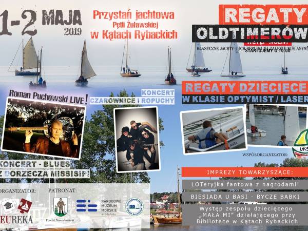 Otwarcie Sezonu Żeglarskiego 2019 na Zalewie Wiślanym w Kątach Rybackich