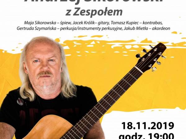 Koncert Andrzeja Sikorowskiego z zespołem w Teatrze Muzycznym Roma w Warszawie