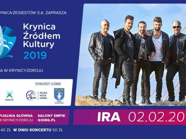 Koncert zespołu IRA w Pijalni Głównej w Krynicy-Zdroju