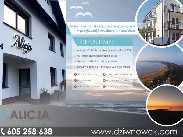 Pokoje gościnne Alicja