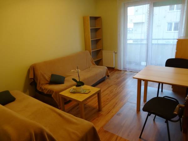 2-pokojowe mieszkanie z dużym balkonem