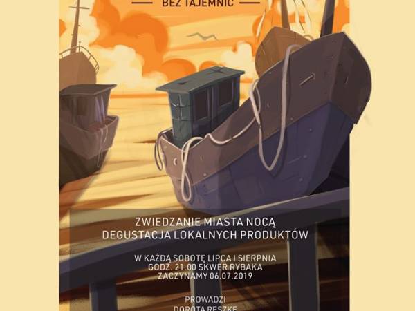Zwiedzanie miasta nocą - wycieczka „Łeba bez tajemnic”