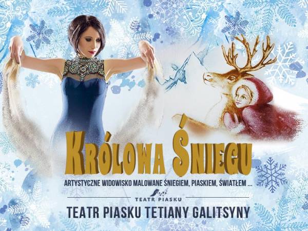 Teatr Piasku Tetiany Galitsyny w Auli UMK w Toruniu: Królowa Śniegu