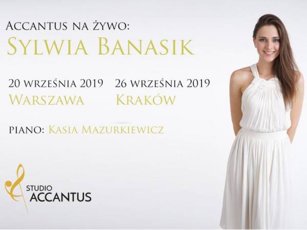 Accantus na żywo w Białołęckim Ośrodku Kultury w Warszawie: Kasia Mazurkiewicz