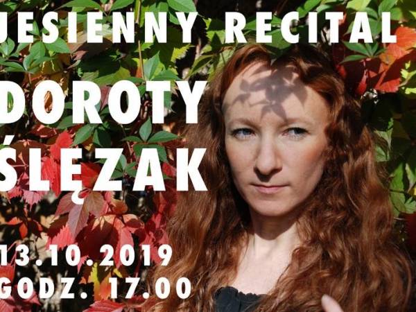 Jesienny Recital Doroty Ślęzak w Piwnicy pod Baranami w Krakowie