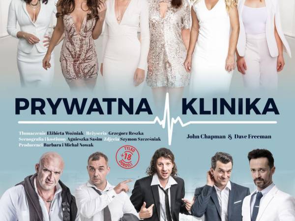 Spektakl „Prywatna klinika” w Teatrze Komedia w Warszawie