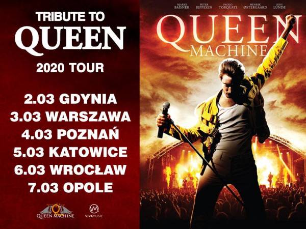 Tribute to Queen - Queen Machine w Hali Arena w Gdyni