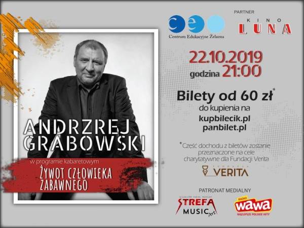 Andrzej Grabowski w Kinie Luna w Warszawie: Żywot człowieka zabawnego