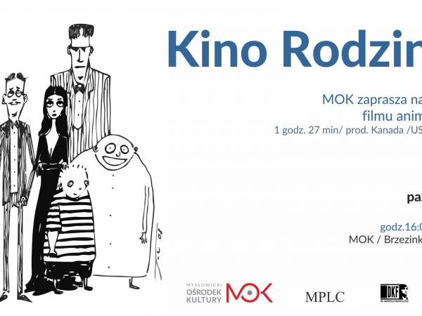 Film animowany pt. "Przygody upiornej rodziny" w MOK w Mysłowicach