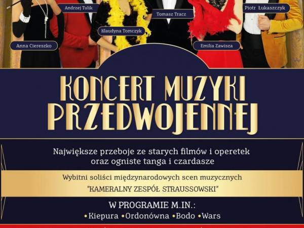 Koncert muzyki przedwojennej w Teatrze Małym w Tychach