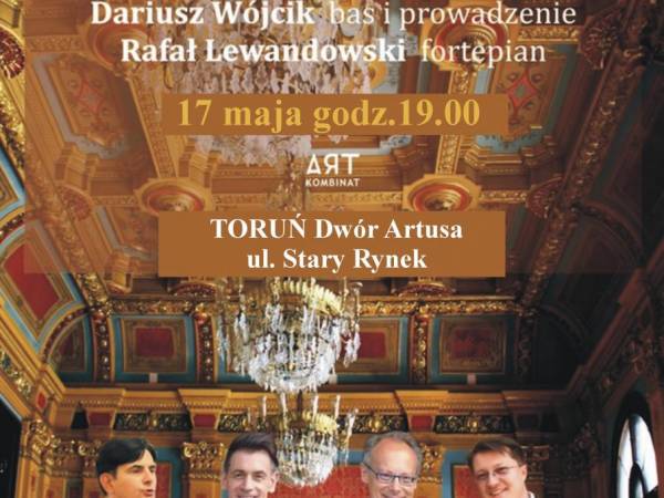 Wielka Gala Polskich Tenorów w Dworze Artusa w Toruniu