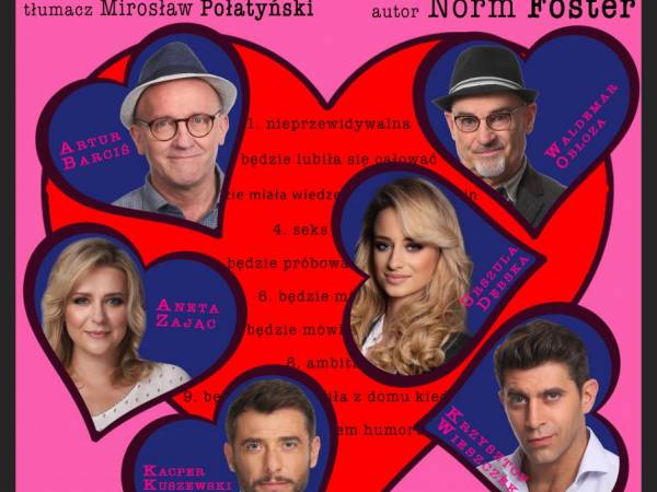 Komedia dla dorosłych „Lista męskich życzeń” w Zduńskiej Woli