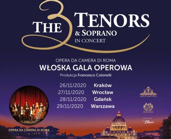 The 3 Tenors & Soprano - Włoska Gala Operowa w Gdańsku