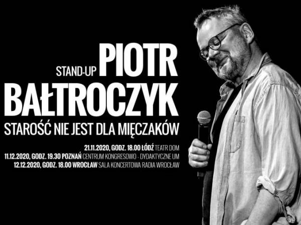 Stand-up Piotra Bałtroczyka w Teatrze DOM w Radomiu