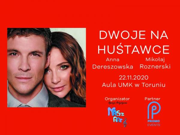 Spektakl "Dwoje na huśtawce" w Auli UMK w Toruniu