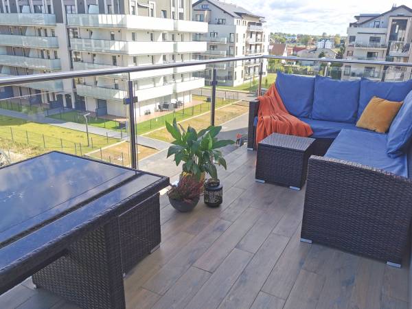 Apartament Perła 5 Mórz - przestronny balkon 