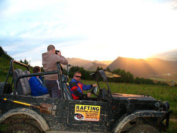 Rafting, Off road, Motolotnia w Szczawnicy