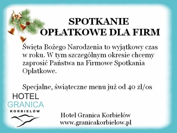 Bankiety firmowe Hotel Granica