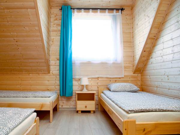 Domek drewniany sypialnia 1