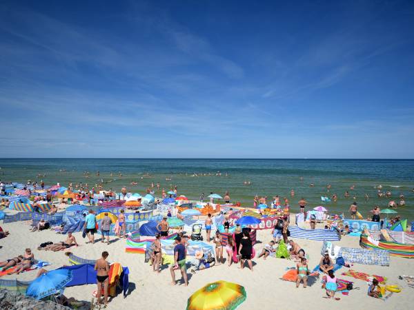 Plaża w Jastrzębiej Górze