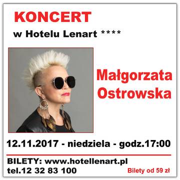 Koncert: Małgorzata Ostrowska w Wieliczce