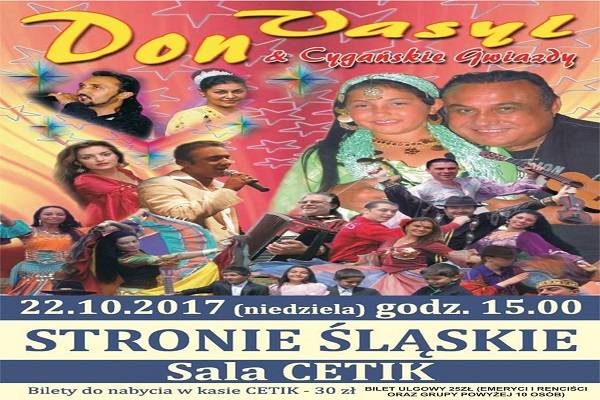 Koncert - Don Vasyl & Cygańskie Gwiazdy w Stroniu Śląskim