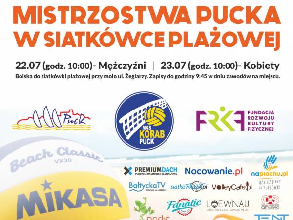 XXIV Otwarte Mistrzostwa Pucka w Siatkówce Plażowej