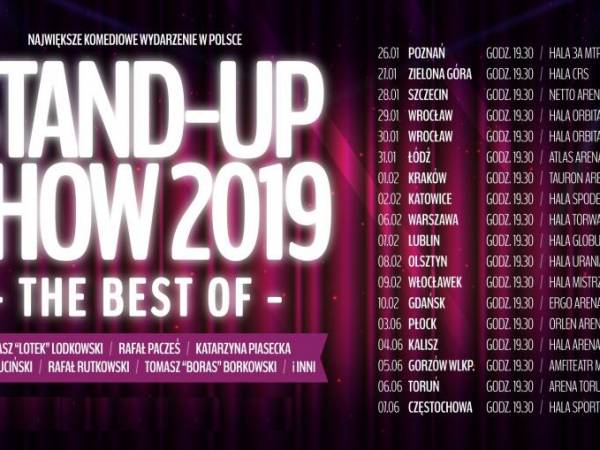 STAND-UP SHOW 2019 - The Best of na Arenie Toruń